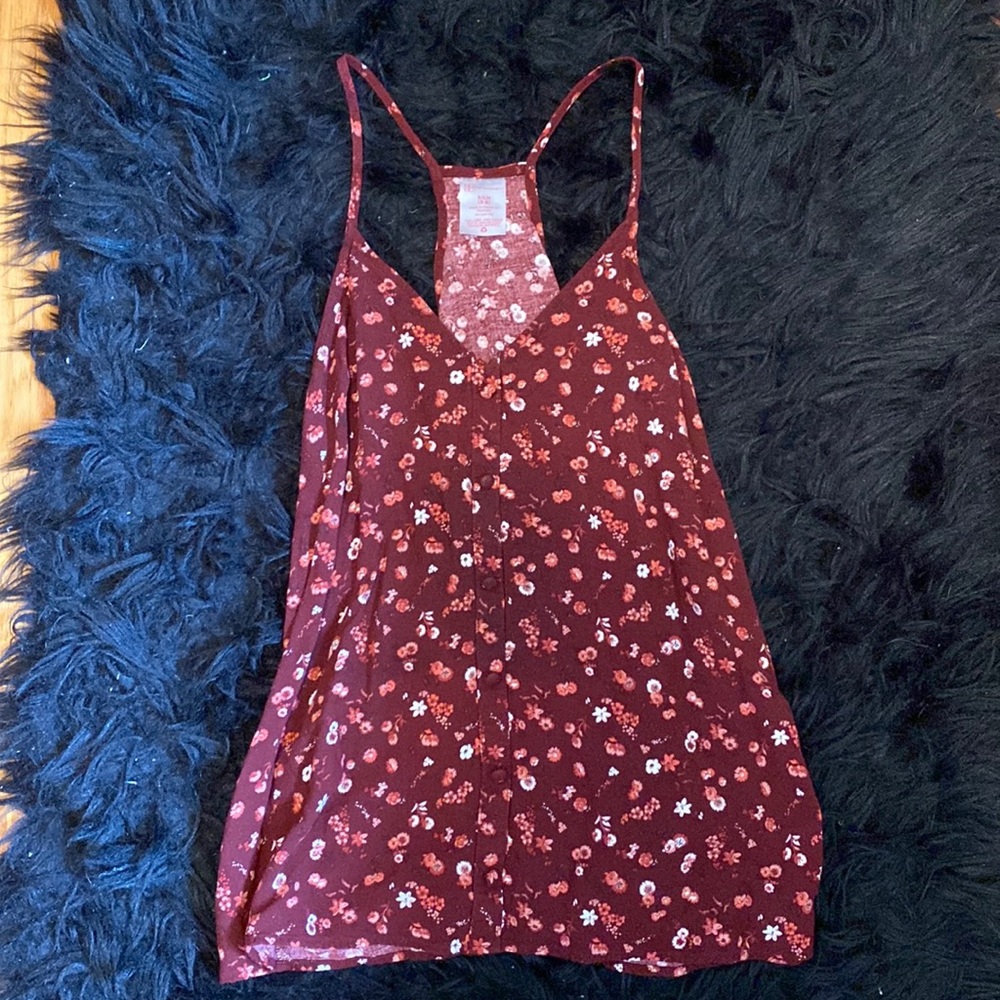 Flowy casual/dressy floral tank